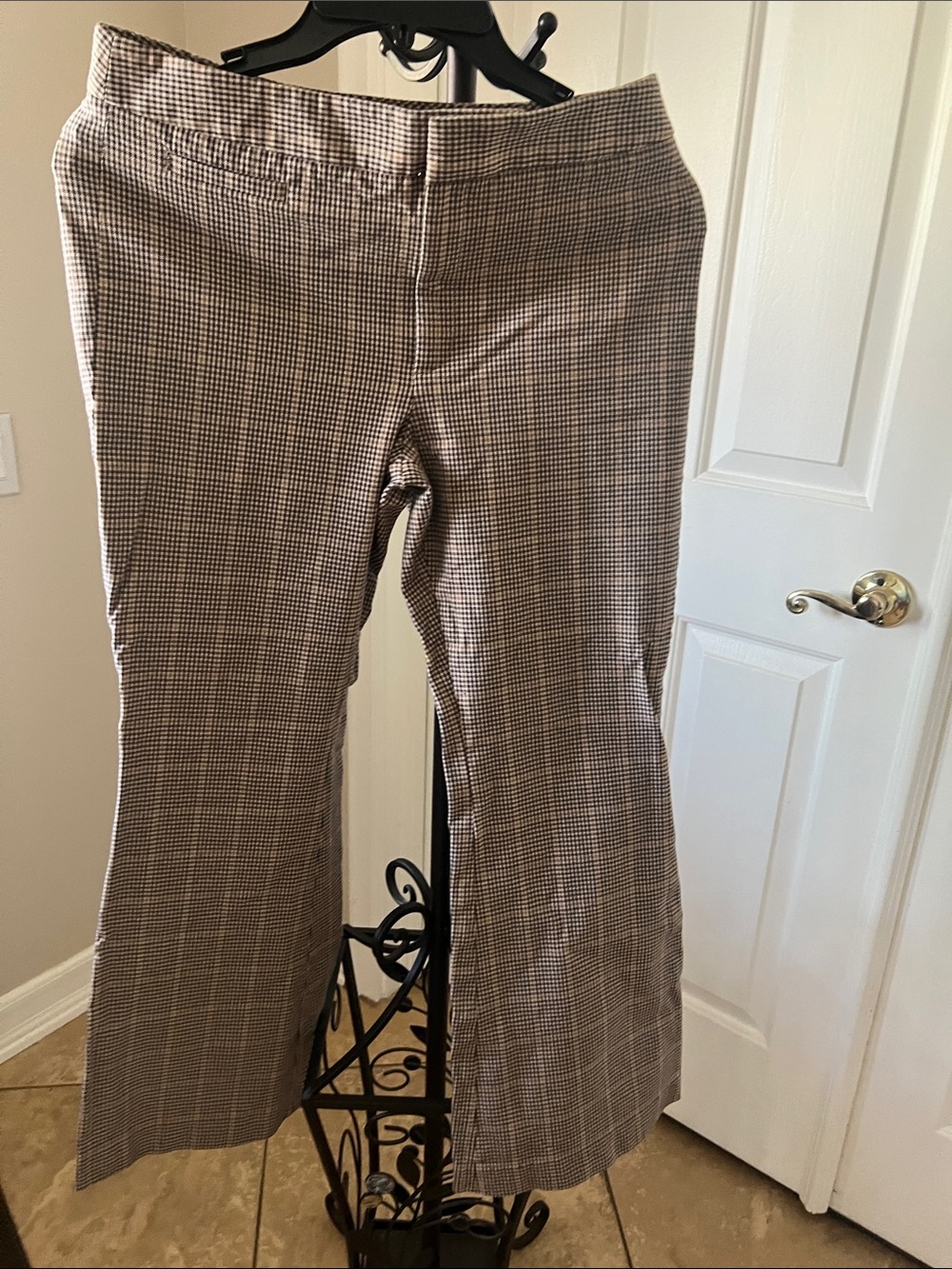Banana Republic Brown Glen Plaid Dress Pants